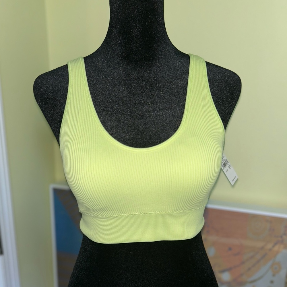Aerie Ribbed Lounge Bra (With Pads)- New With Tags, Size Medium-